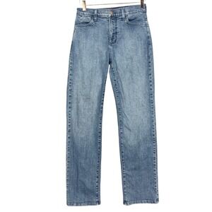 NYDJ Jeans Womens 4 Blue‎ Embellished Pocket Bootcut Denim Slimming Panel 28x32